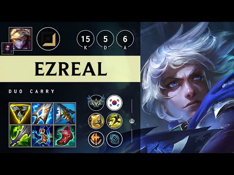 Ezreal ADC vs Caitlyn - KR Challenger Patch 25.19