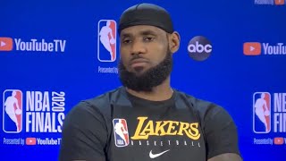 LeBron James on Danny Green missing wide open three at the end