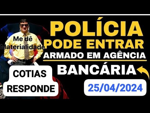 VIGILANTE DE BANCO PROÍBE PM DE ENTRAR NO BANCO ARMADO