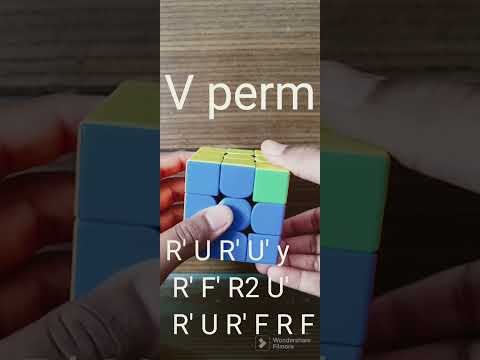 cube faster, learn the V pern
