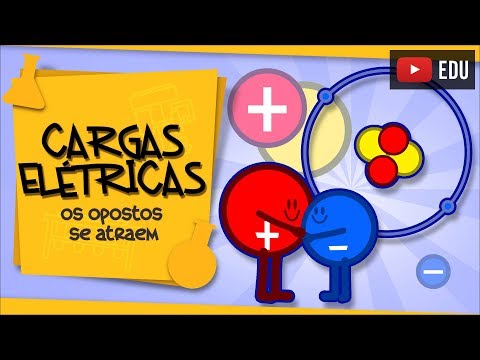Cargas Elétricas - e as diferenças nas partículas dos átomos