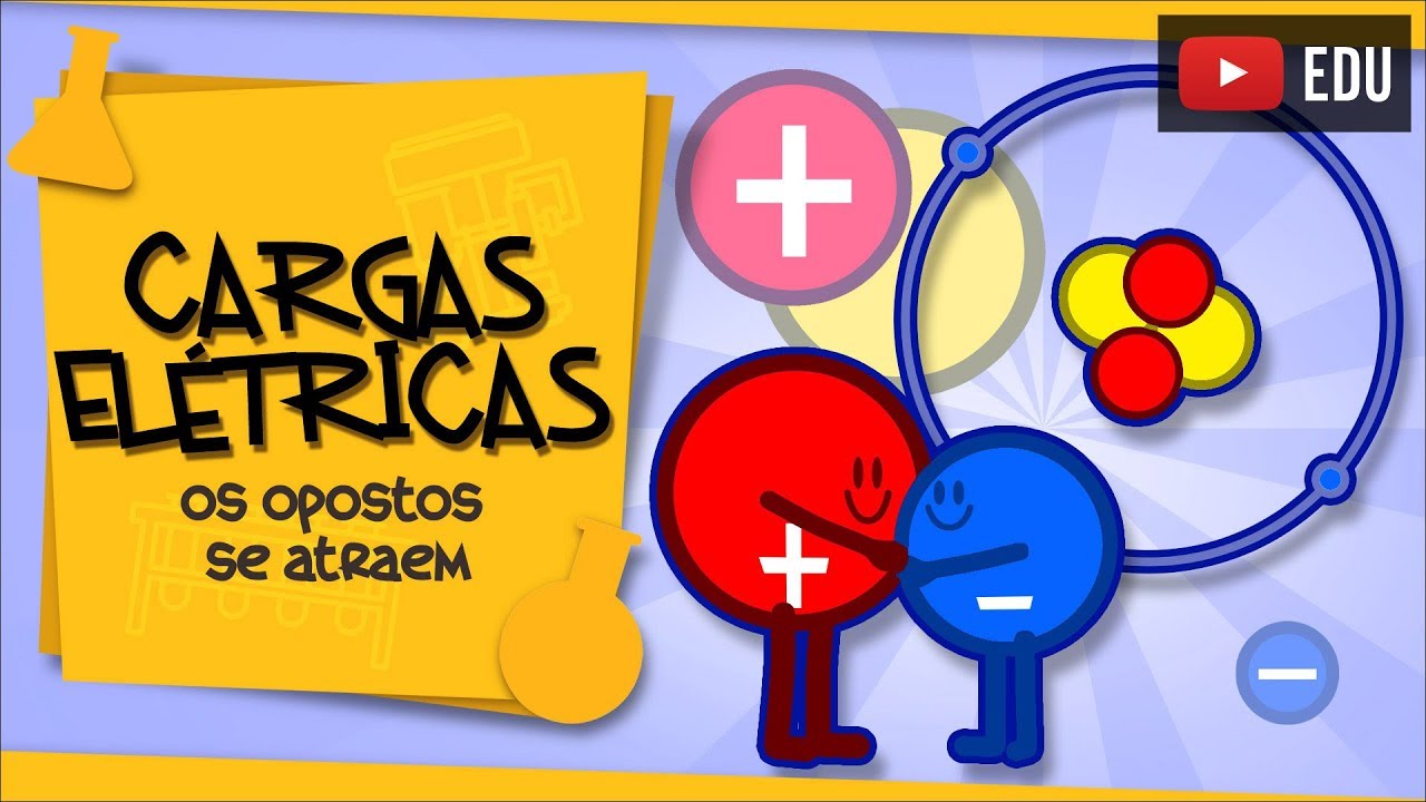 Cargas Elétricas - e as diferenças nas partículas dos átomos