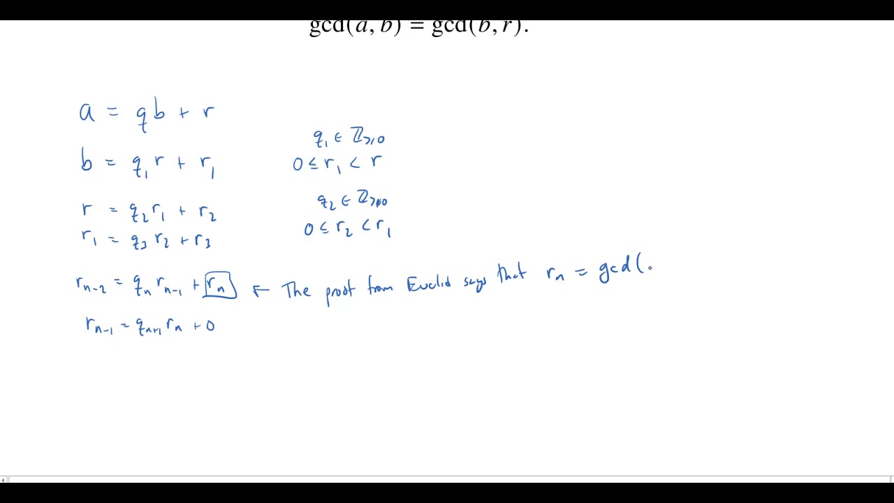 Reducing the GCD Inputs Using the Euclidean Algorithm, Superquiz 2 Problem 6