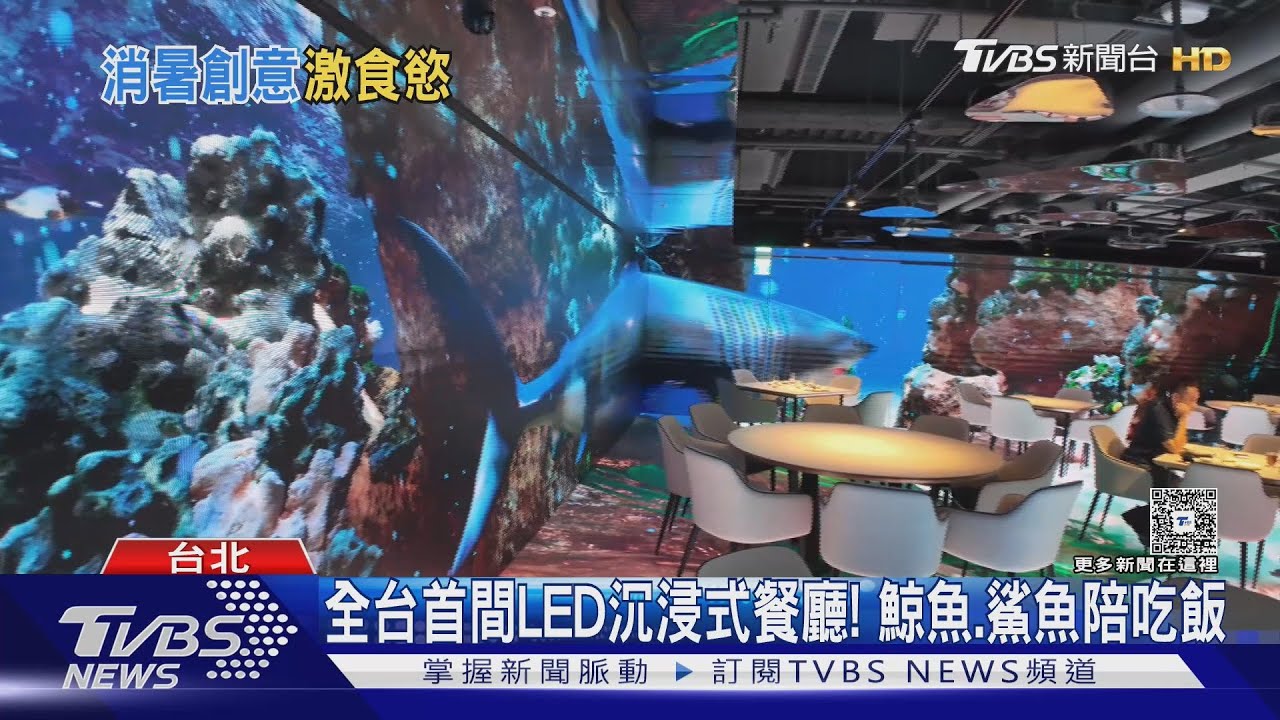 消暑! 名店「遊覽車」納涼PK破億LED海洋環繞