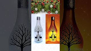 DIY Christmas Decoration Ideas #shorts #christmasdecor #diy  #christmas #trending #bottle