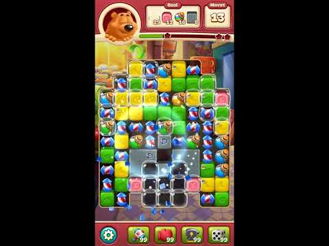 Toon Blast Level 8198 - NO BOOSTERS 🐻🐺🐱 | SKILLGAMING ✔️