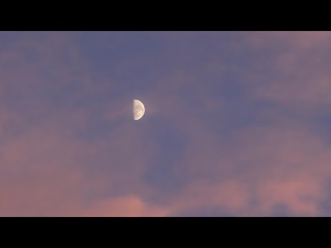 4K UHD - Daily Mindfulness #63 - Waning Crescent Moon - Ambient Music