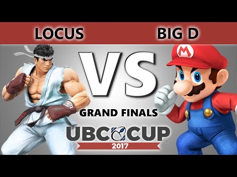 UBC Cup 2017: Grand Finals - UBCEA|Locus (Ryu) vs CACAW|Big D (Mario)