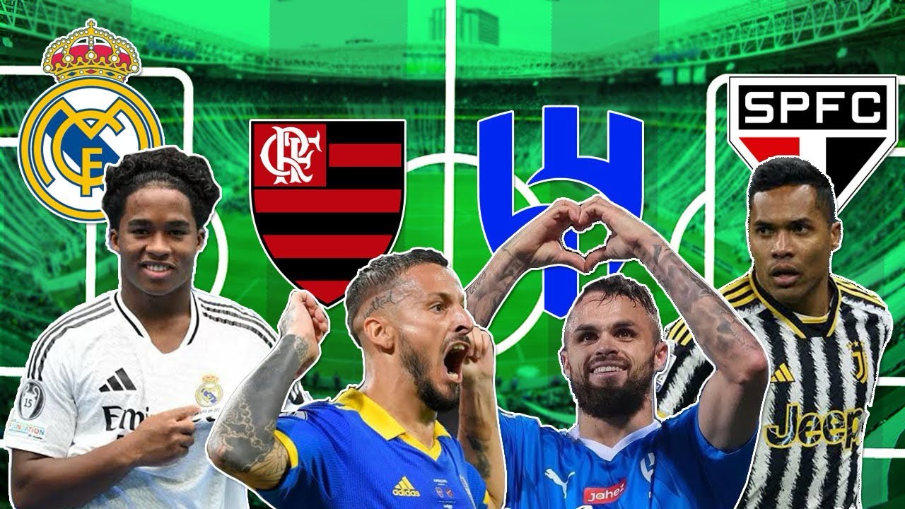 PACOTÃO DE REFORÇOS NO FLAMENGO | ENDRICK FORA DO REAL? | MERCADO DA BOLA