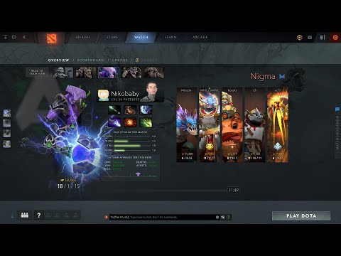 dota2carry Nikobaby Faceless void - Alliance vs Nigma - DOTA PRO CIRCUIT