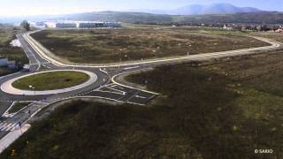 preview picture of video 'Industrial park Trencin, Slovakia (air view)'