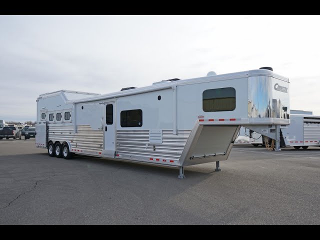 Preview image of 2021 Cimarron Norstar 4 Horse Living Quarters youtube video
