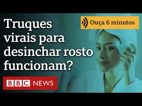 Truques virais para desinchar rosto funcionam? Dermatologista analisa três estratégias populares