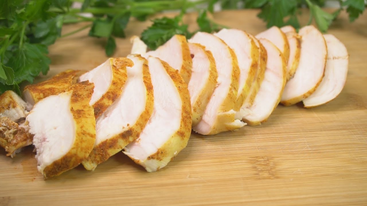 Бутербродная куриная грудка - Отличная замена колбасе за 12 минут
