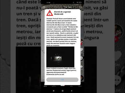 Creatura "Târâtorul din metrou" - RO-Alert