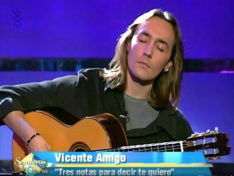 Vicente Amigo interpreta con guitarra Tres notas para decir te quiero | Flamenco en Canal Sur