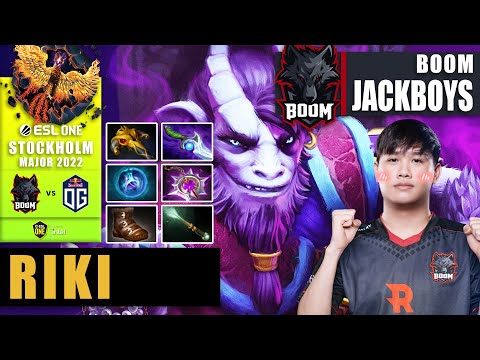 BOOM ESPORTS vs OG | JACKBOYS RIKI CARRY TOO STRONG | ESL ONE STOCKHOLM MAJOR 2022 Dota 2 Highlights
