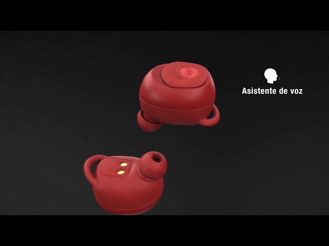 SPC Ebon Auriculares Bluetooth Rojos video