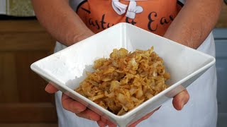 Cavolo Cappuccio all’aceto balsamico Provalo così!! Contorno Facile - Cabbage with Balsamic Vinegar!