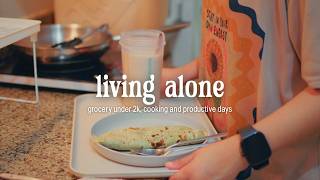 living alone in the philippines | grocery shopping under 2k, cooking for one