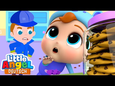 Wer hat den Keks geklaut? | Zeichentrick | Little Angel Deutsch - Kinderlieder