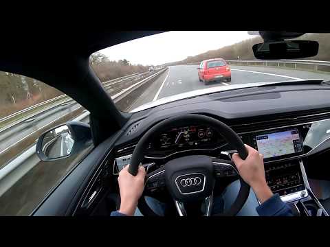2020 Audi RS Q8 303 km/h on AUTOBAHN! [NO SPEED LIMIT]