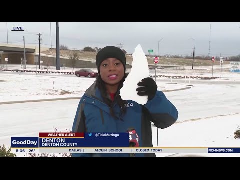 Black ice, slush cover Denton County roads