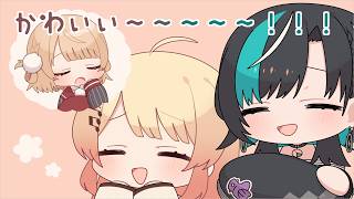 【手描き】ういママ＆ちっはーとご飯に行ったときの話をしてくれる奏ちゃん【切り抜き】