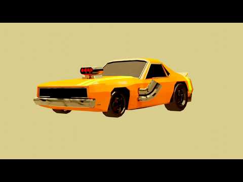 Aemulator Dodge Charger in 40 seconds [Blender 2.83]