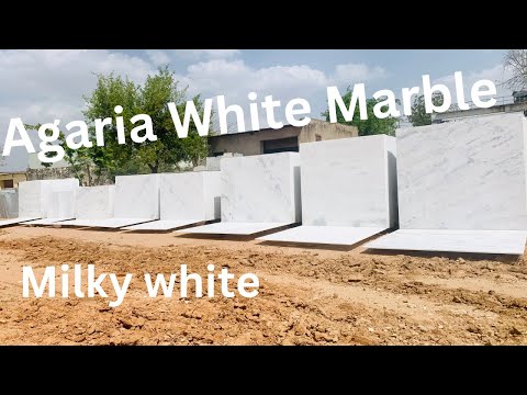Agaria white marble slab, application area: flooring, thickn...