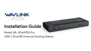 Wavlink 13-in-1 Dual 4K 100W USB-C Docking Station WL-UG69PD2