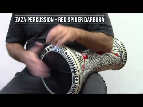 The 17.5'' Red Spider New Generation - Zaza Percussion Darbuka Doumbek
