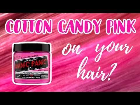 Manic Panic COTTON CANDY PINK | Hair Swatches