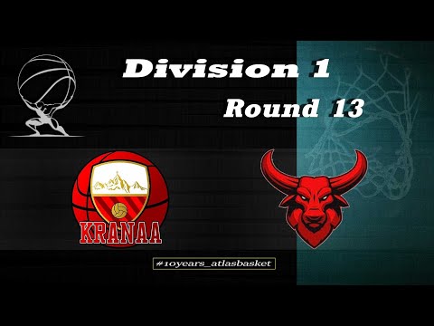 Atlasbasket - Division 1 - Round 13 - KRANAA BC vs SOURMENA BULLS 102-64
