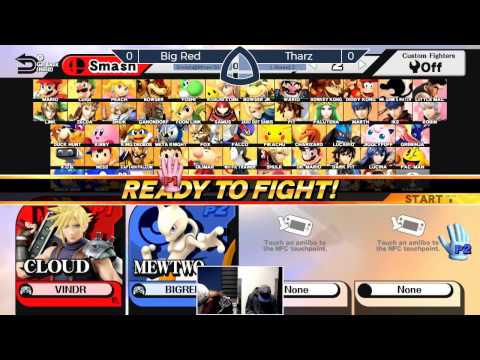 Sm4sh@Mines 50 - Tharz (Cloud) Vs. Big Red (Mewtwo) - Losers Round 2