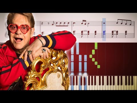 TINY DANCER (Elton John) - Piano Tutorial + SHEETS