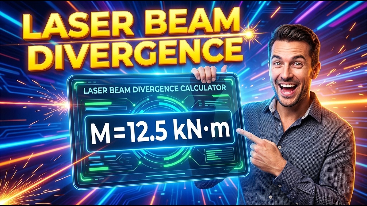 Laser Beam Divergence Interactive Calculator