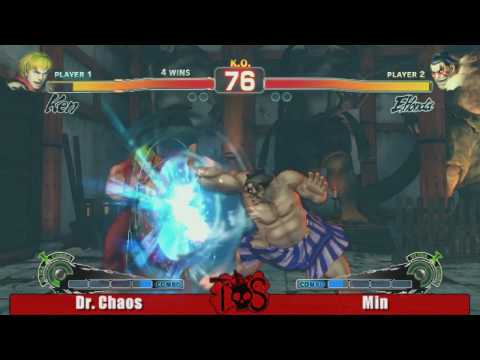 Road to Evo 2 SF4 Singles: Dr. Chaos vs Min