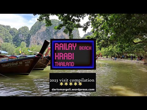 Railay Beach Krabi Thailand - clips of this paradise AND Set 2 of the meditation on optimism