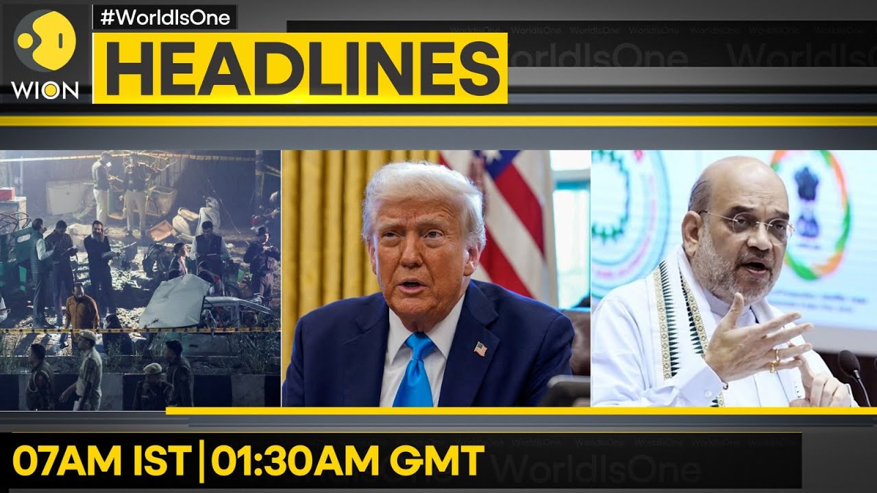 Delhi Blast: Shah To Hold High-Level Meeting Today | Trump Threatens to Sue BBC  | WION HEADLINES