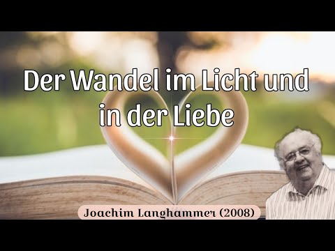 3. Die Entschiedenheit in unserem Wandel. Absonderung von der Welt - Joachim Langhammer (2008)