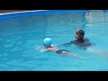 Amulya Learns To Swim