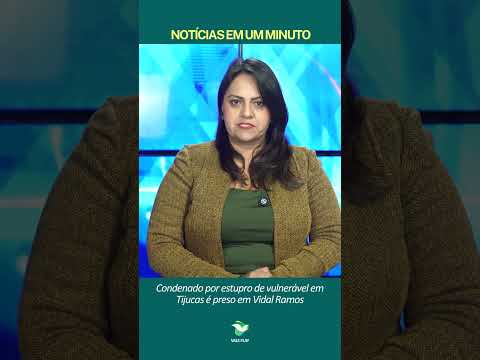 Vidal Ramos: Foragido condenado a 18 anos de prisão por estupro de vulnerável é preso pela PM