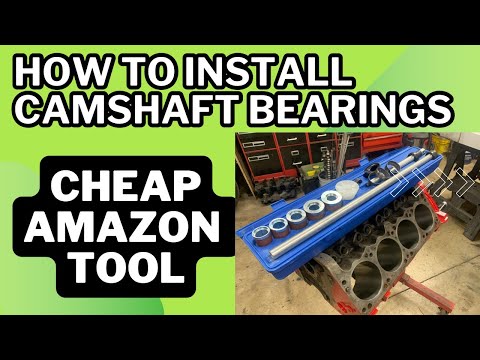 How to install camshaft bearings cheapest tool on Amazon! I learned a trick not to damage bearings