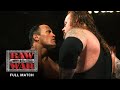 FULL MATCH - The Rock vs. The Undertaker: Raw, Dec. 25, 2000