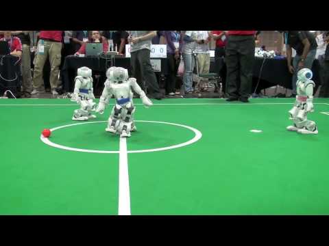 2010 RoboCup SPL: rUNSWift V Nao Devils (fast goal)