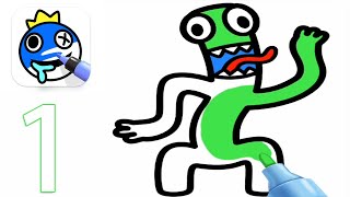 Coloring Master ASMR - Draw Rainbow Friends And Coloring - Fun Games For Kids