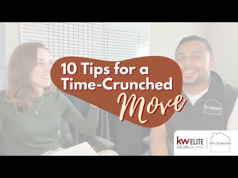 10 Time-Saving Tips for a Last-Minute Move