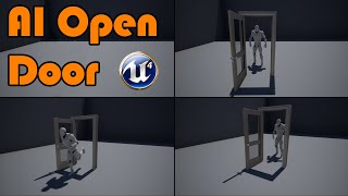 Have An AI Open And Walk Through Doors | Find Closest Door - Unreal Engine 4 Tutorial