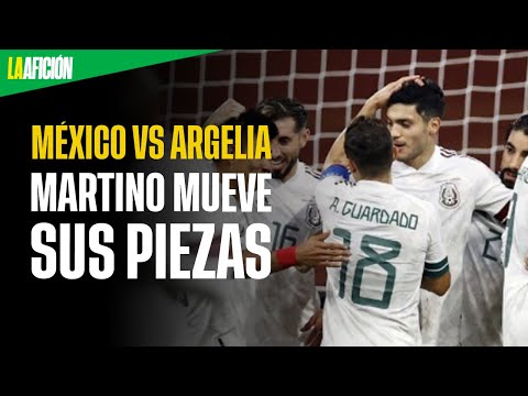 La posible alineación de México vs Argelia; el 'Tata' mueve sus piezas
